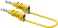Electro PJP 2211/600V CD1 50J Meetsnoer Bananenstekker 50 cm Geel 1 stuk(s)