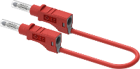 Electro PJP 2214/600V CD1 50R Meetsnoer Bananenstekker 50 cm Rood 1 stuk(s)