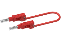 Electro PJP 2217/600V CD1 100R Meetsnoer Bananenstekker Bananenstekker 1.00 M Rood 1 stuk(s)