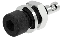 Electro PJP 224 M5 C CD1 N Laboratoriumbus Stift Ø: 2 mm Zwart 1 stuk(s)