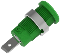 Electro PJP 3266 C CD1 V Veiligheids labconnector, female Stift Ø: 4 mm Groen 1 stuk(s)