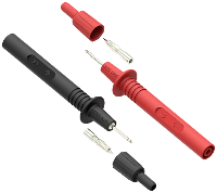 Electro PJP 411 Probe set Bus 4 mm CAT II 1000 V, CAT III 1000 V Rood, Zwart 1 stuk(s)