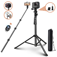 ELEGIANT EGS 08 multifunctionele selfiestick 1,3 m telescopisch in hoogte verstelbaar statief telefoonhouder met afstand