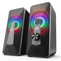 ELEGIANT SR300 PLUS Computer Luidspreker Dual Mode USB Bedraad bluetooth5.0 10W Super Stereo Geluid RGB Licht Aux Dubbel