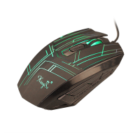 ELEGIANT T5 Bedrade Gaming Muis 2400DPI LED Achtergrondverlichting USB Bedrade Optische Muis Computer Muizen voor Thuis