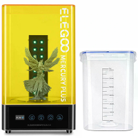 ELEGOO 48W Wasmachine en Uithardingsmachine 2.0 Station 360° Rondom Uithardingscompatibel met LCD/DLP/SLA 3D Printers