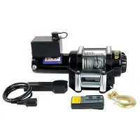 Elektrische lier 4500LBS 12V gemotoriseerde staal kabel draadloze afstandsbediening offroad herstel zware trekker sneeuw