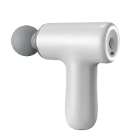 Elektrische Mini Spier Massagepistool 6 Snelheden 4 Massagekoppen Professionele Vibratie Massager Fitness Fascie Gun