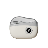 Elektrische Nagelknippers 2 in 1 USB Elektrische Automatische Polijstnageltrimmer LED Licht Babyverzorging 3 snelheids E
