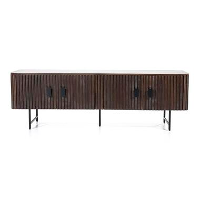 Eleonora Eleonora tv meubel Remi 4 drs. Bruin   45x170x56 cm