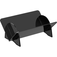 Elevar CD rack 22 CDs/DVDs/Blu rays PET Zwart 1 stuk(s) (b x h x d) 31 x 13.8 X 20.5 Cm LV 9793