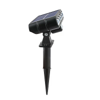 Elfeland 2 Stuks 5 Koppen / 7 Koppen Zonne LED Lichts voor het Gras 150° Verstelbare Hoek Auto Lichtregeling IP65 Waterd