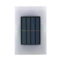 Elfeland 2 stuks 6LED Zonnelijke muurverlichte lamp 2 kleuren Verlichting Auto aan/uit Waterdicht Dubbelzijdig ontwerp 6