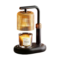Elfeland 50W kaarswarmerlamp met timer, 4 verdieping dimbaar, verstelbare hoogte, GU10 halogeen, elektrische wax melt la