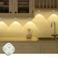 Elfeland 8 Pack LED Menselijke Lichaamsinductie Kastlamp 3 Instelbare Lichtkleuren USB Voeding voor Keuken Slaapkamer Ka