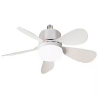 Elfeland E27 LED Plafondventilator Licht Afstandsbediening 3 Snelheden Ventilator & 3 Kleurens Temperatuur Dimbaar Met 2