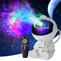 Elfeland LED Astronaut Sterrenhemel Lichtprojectie Nachtlamp 8 Dynamische Verlichtingsmodi Waterrimpel Sfeerlamp Astrona