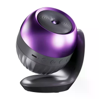 Elfeland LED Galaxy Projector Night Light 180° verstelbaar 24 patronen 60/90 minuten timer 7 wit geluiden Kleine nachtla