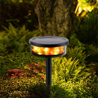Elfeland LED Solar Tuinlampen met ingebouwde 8m LED Lichtsnoer Waterdichte Buitenweg Patio Achtertuin Villa Tuin Decorat