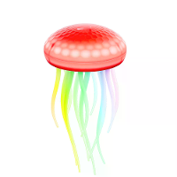 Elfeland LED Voice Control Creatieve Kwallenlamp RGB Gradient Schattige Kwallen Nachtlamp Type C Oplaadbare Sfeerlamp vo