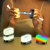 Elfeland Oplaadbare Magnetische RGB Sfeerlamp Stapelbaar Ontwerp Aanraakbediening LED Nachtlamp Draagbare Ambientverlich