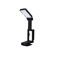 Elfeland oplaadbare vouwbare LED clip on leeslampje 700 mAh, 3 kleuren, verstelbare oogcomfortverlichting, draagbare LED