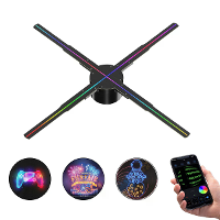 Elfeland P50 Wifi Holografische Fan 3D Advertentiemachine 576 LED Bord Neon Slimme HD Speler Ondersteunt Video Afbeeldin