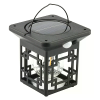 Elfeland Solar Buiten Wandlamp met Bewegingssensor, Intelligente Lichtregeling, Waterdichte Hangende Tuinlamp voor Huis,