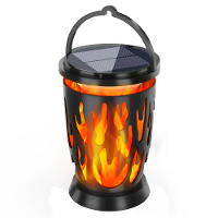 Elfeland Solar Lantaarn Vlammetje Buitenaardse Lantaarn Verlichting Ambient Verlichting Waterdichte Buitenverlichting vo