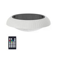 Elfeland Solar RGB Drijvende Zwembadverlichting met Afstandsbediening 6 RGB Verlichting 360° Dubbele Zijverlichting IP67