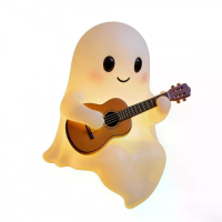 Elfeland USB gevoede kleine spook nachtlicht, warm LED Halloween mini bureaulampje voor feestje, vakantieversiering