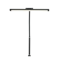 Elfeland USB Plug in LED Bureau Lamp Verstelbare Helderheid & Kleurtemperatuur Clip On Flexibele Gansenhals Oogbescherme