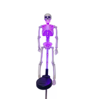Elfeland Zonne skelet Grondstake Licht LED Auto Aan/Uit Sensor Waterdicht Plug & Play Halloween Ambient Lamp voor Buiten