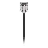 Elfeland Zonne Tuinpaal Verlichting Bewegingssensor Waterdicht 3 Verlichtingsmodi Zonnepadlamp voor Gras Tuin Oprit