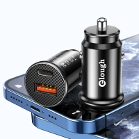 Elough Dual USB Autolader PD 20W/QC 18W Ondersteuning QC2.0/QC3.0/PD/SCP/FCP/AFC Snel Opladen Voor iPhone 13 Pro Max Voo