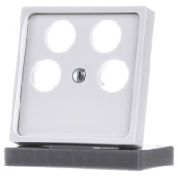 ELSO centrale plaat 366054 antennemast. 4 GATS JOY zuiver wit 1 stuk(s)
