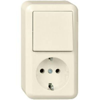 ELSO AP combinatie 388600 10/16A CONTURA parelwit Crème 1 stuk(s)