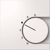 ELSO centrale plaat ELG227404 voor temperatuurregelaar zuiver wit Wit 1 stuk(s)