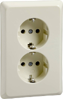 ELSO stopcontact 515400 2 voudig 16A RENOVATIE parelwit 1 stuk(s)