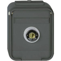 ELSO stopcontact gl afsluitbaar 455029 16A AquaTop licht/basisgrijs 1 stuk(s)