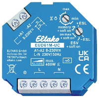 Eltako 61100903 Universele dimschakelaar Blauw