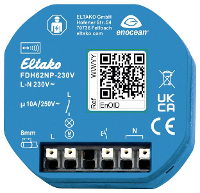 Eltako FDH62NP 230V Draadloze afzuigkapbediening Draadloos Inbouw (in muur)