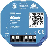Eltako FR62 230V Actor Draadloos Inbouw (in muur)