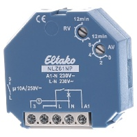 Uitlooprelais Inbouw, Inbouw 230 V Eltako 61100230 1