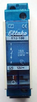 Eltako R12 100 12V DC Schakelrelais Nominale spanning: 12 V Schakelstroom (max.): 8 A 1x NO 1 stuk(s)