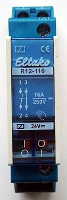 Eltako R12 110 24V DC Schakelrelais Nominale spanning: 24 V Schakelstroom (max.): 8 A 1x NO, 1x NC 1 stuk(s)