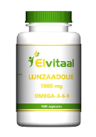 Elvitum Lijnzaadolie 1000mg Capsules