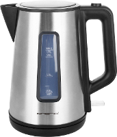 EMERIO WK 122829 Waterkoker Aantal/Volume: 1.7 L Zilver, Zwart
