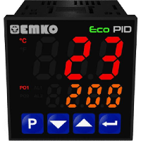 Emko ecoPID.4.5.2R.S.0 Temperatuurregelaar Pt100, J, K, R, S, T, L  199 tot +999 °C Relais 5 A, SSR (l x b x h) 90 x 48 x 48 mm