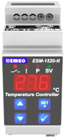 Emko ESM 1520 N.2.11.0.2/01.00/2.0.0.0 Tweestanden  en PID regelaar Temperatuurregelaar Pt100  50 tot +400 °C Relais 5 A (l x b x h) 61.2 X 35 x 90 mm